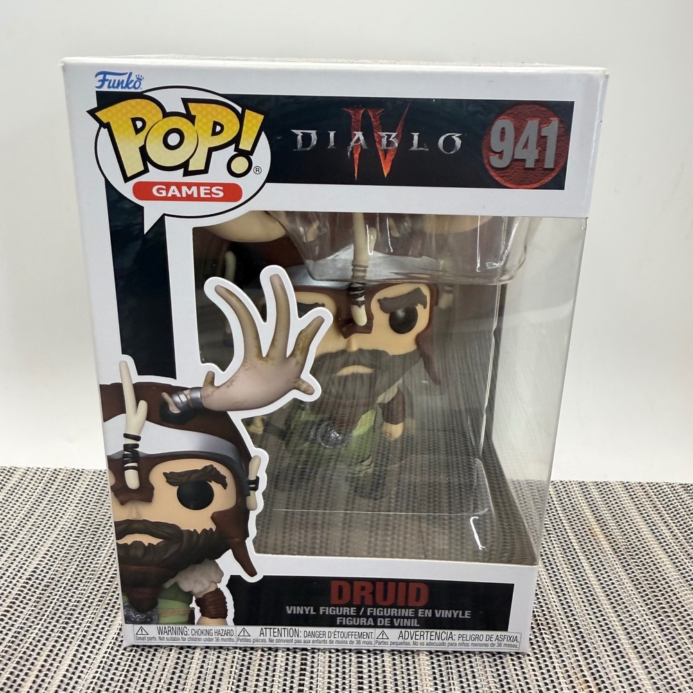 Funko Pop Games Diablo IV Druid 941 Vinyl Figure‎ Blizzard Entertainment New